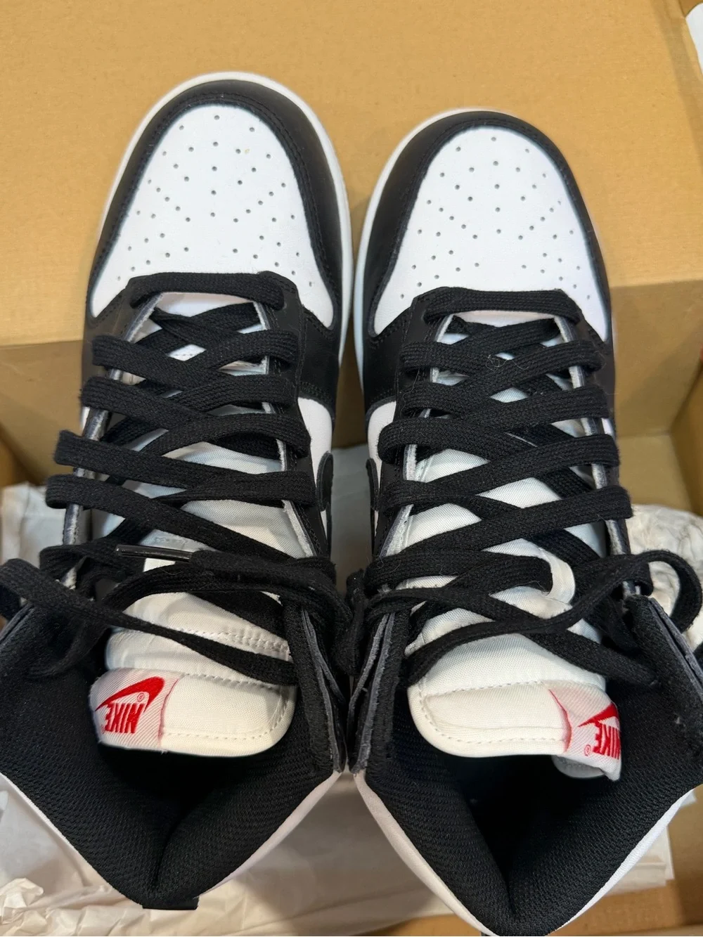 Nike Black and White Low-Top Sneakers